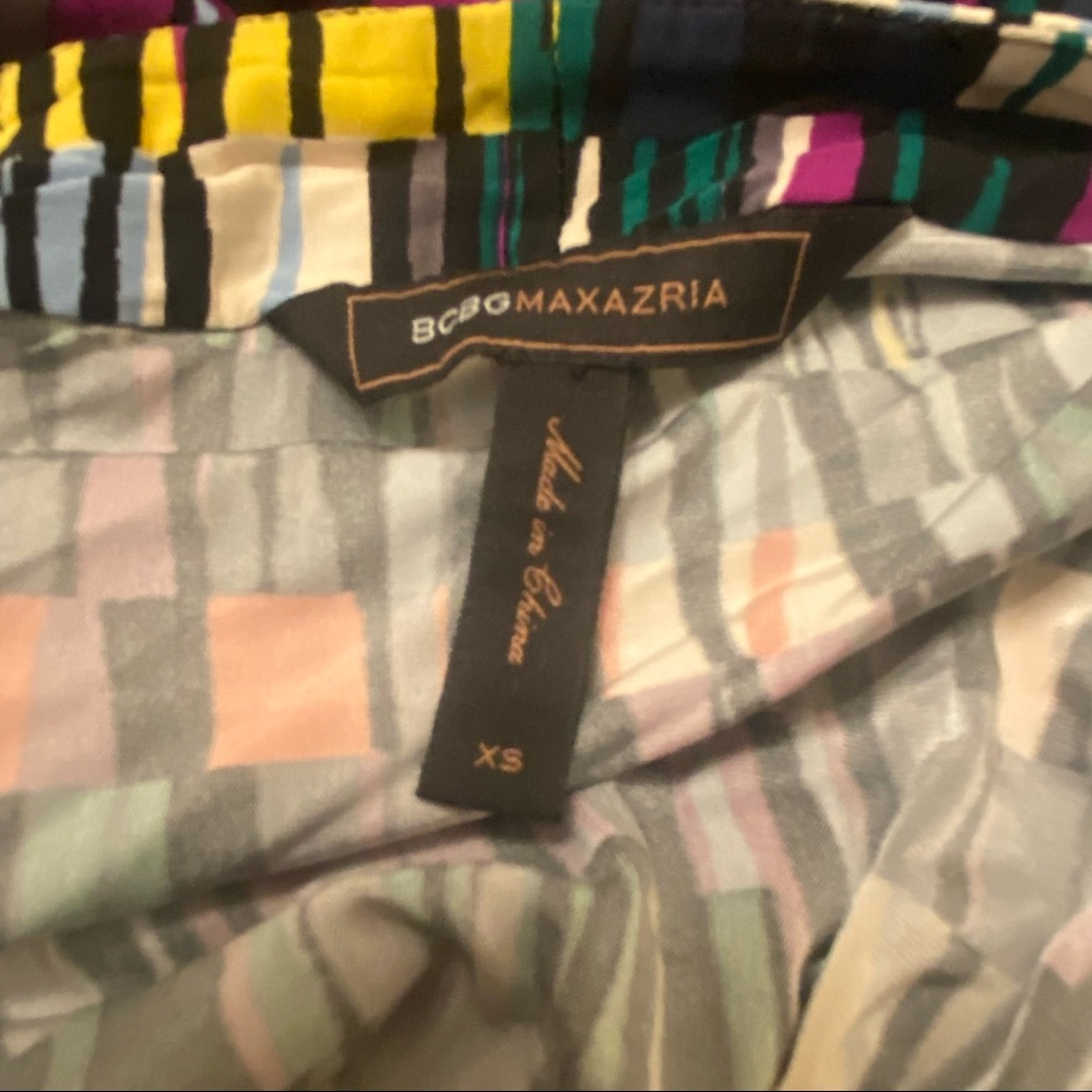 BCBGMaxAzria Multicolor Striped Top - Picture 6 of 9